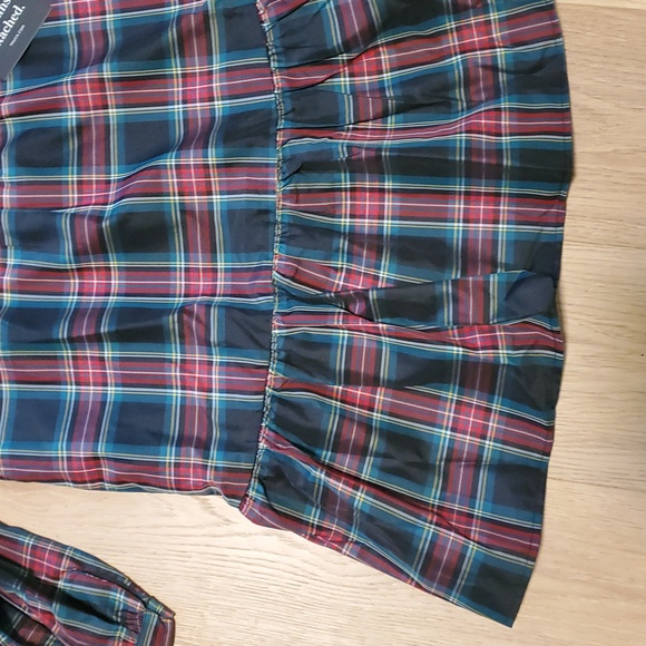 Tuckernuck Highland Tartan Royal Shirt Dress Plaid New Without Tags S - Picture 8 of 12